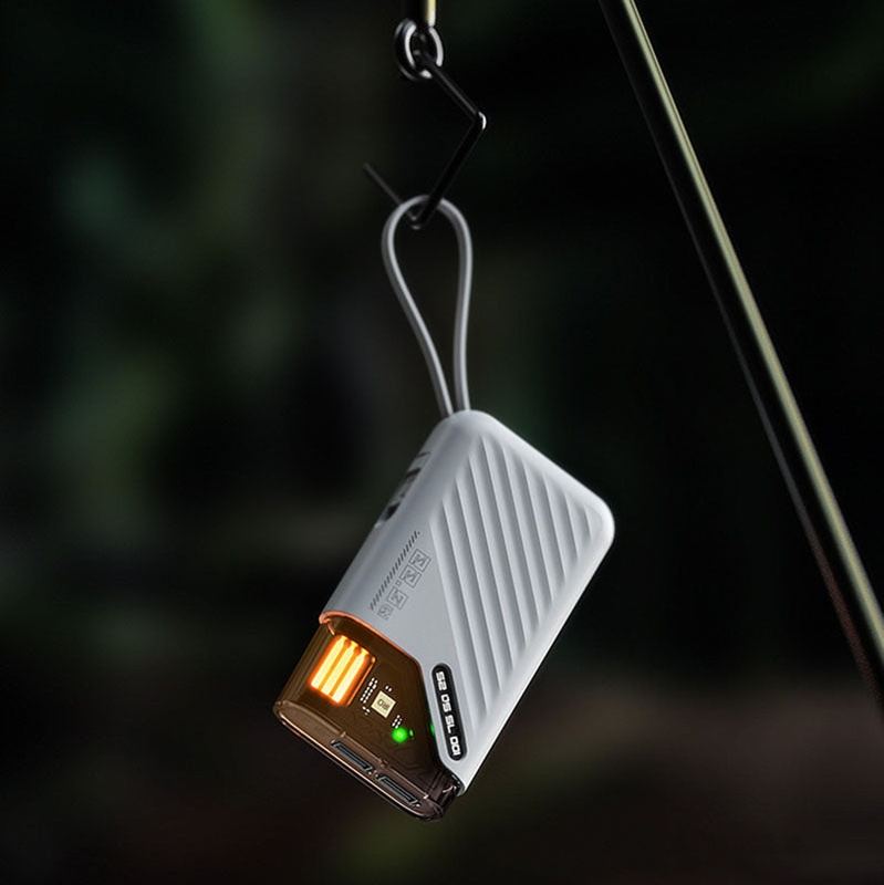 10000mAh Outdoor Portable Power Bank - With Digital Display & Led Light