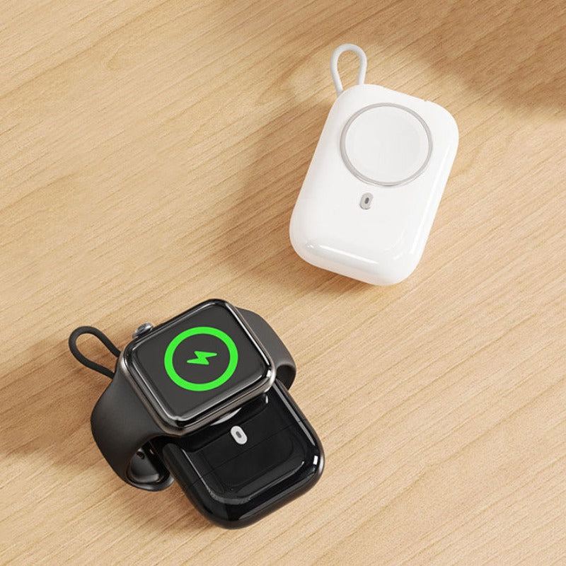 2-In-1 Portable Fast Charging Wireless Charger For Apple Watch