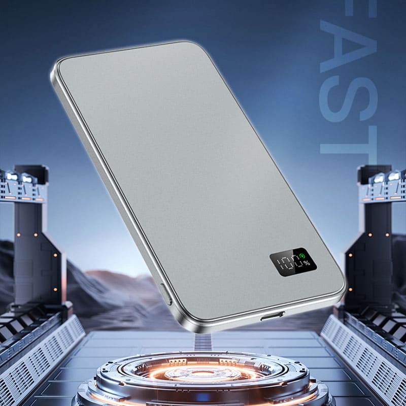 3-In-1 Slim Digital Wireless Magnetic Power Bank