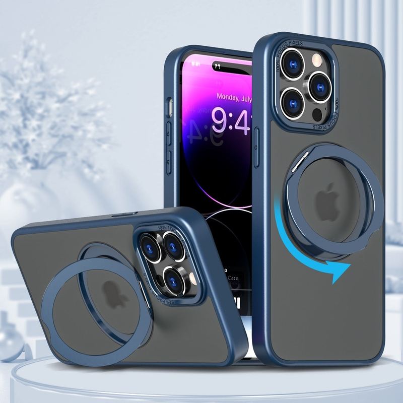 360 Degree Rotating Fulcrum Magnetic Protective Case