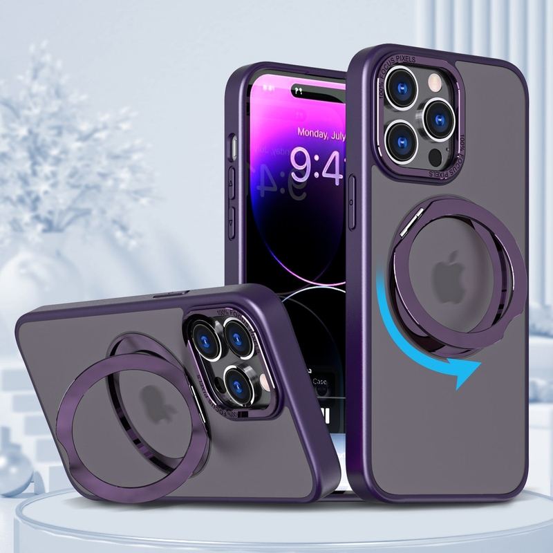 360 Degree Rotating Fulcrum Magnetic Protective Case