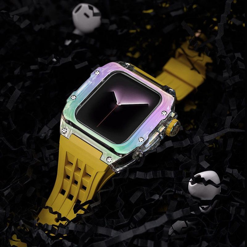 44/45mm Fashion Illusion One Piece Protective Case for Apple Watch