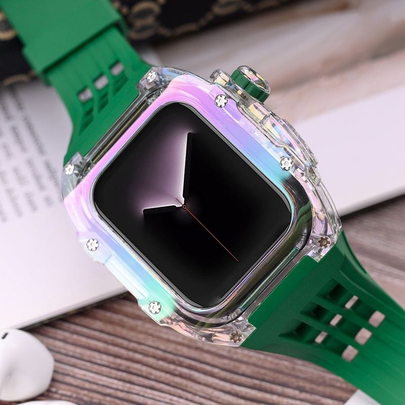 44/45mm Fashion Illusion One Piece Protective Case for Apple Watch