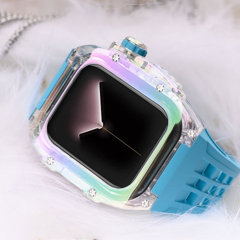 44/45mm Fashion Illusion One Piece Protective Case for Apple Watch