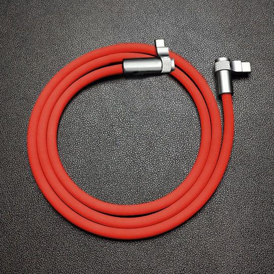 "FlexElbow Pro" 90° Design 100W Fast Charge Cable