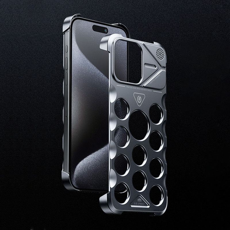 Aluminum Alloy Honeycomb Case With Built-in Aroma For iPhone 16