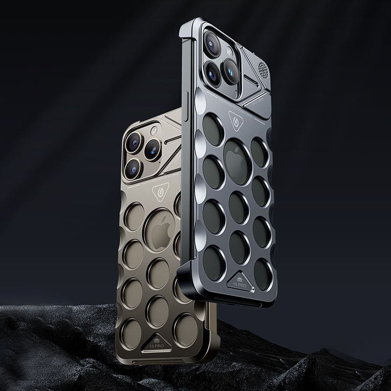 Aluminum Alloy Honeycomb Case With Built-in Aroma For iPhone 16