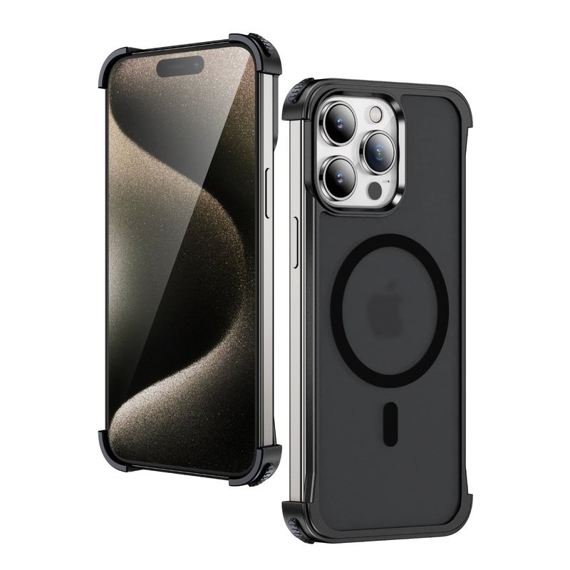 Bezel-less Magnetic Frosted Phone Case