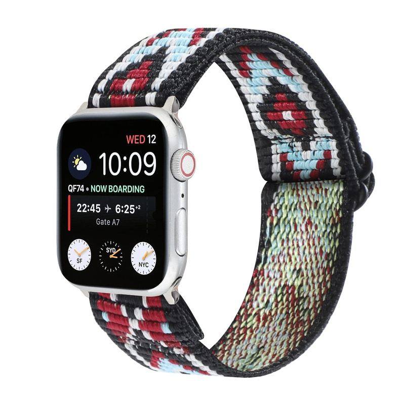 "Bohemian iWatch Band" Stretch Nylon Loop For Apple Watch