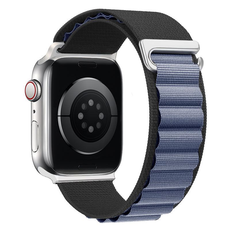 "Braided Multi-Color Band" Double Layer Nylon Loop For Apple Watch