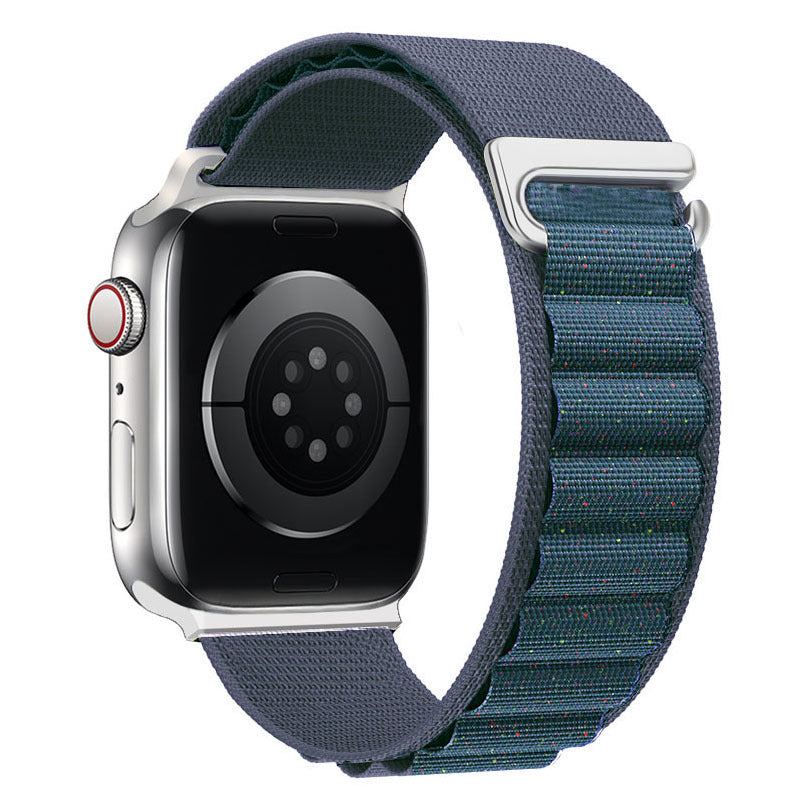 "Braided Multi-Color Band" Double Layer Nylon Loop For Apple Watch