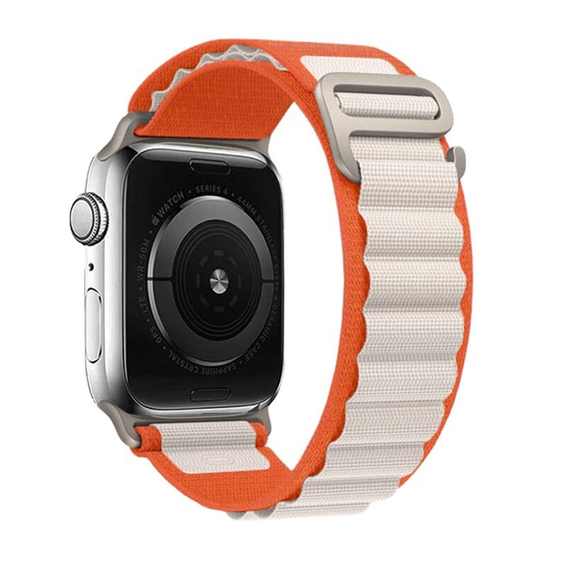 "Braided Multi-Color Band" Double Layer Nylon Loop For Apple Watch