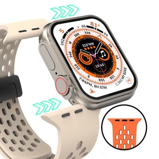 "Breathable Band" Solid Silicone Band for Apple Watch