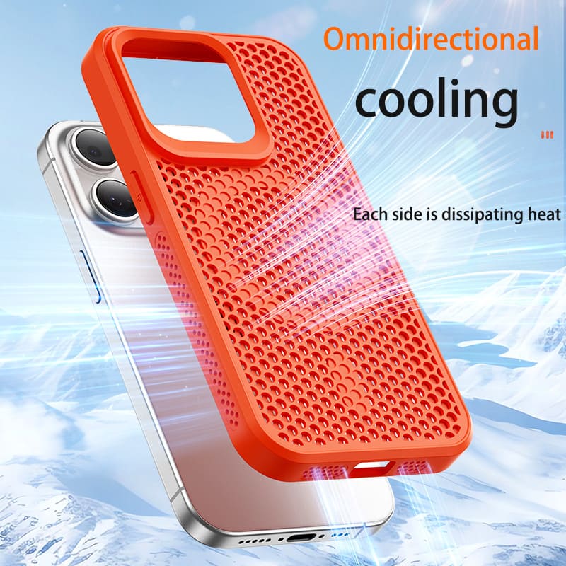 Breathable Heat Dissipation Magsafe Magnetic Phone Case