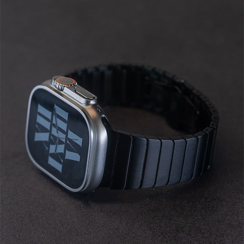 "Business Band" Stainless Steel Band With Butterfly Clasp for Apple Watch