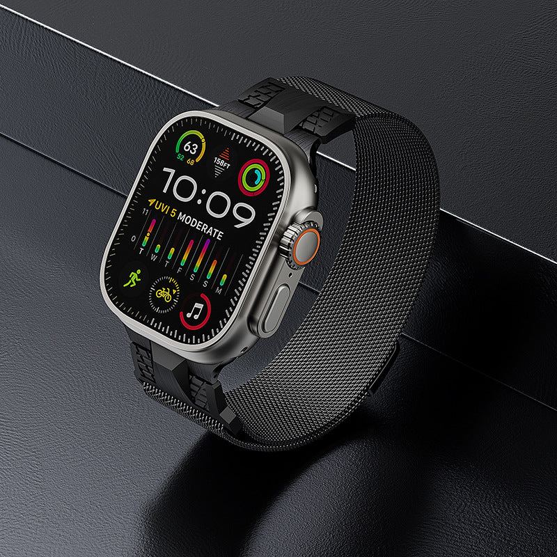 "Business Milanese Strap" Magnetic Metal Apple Strap