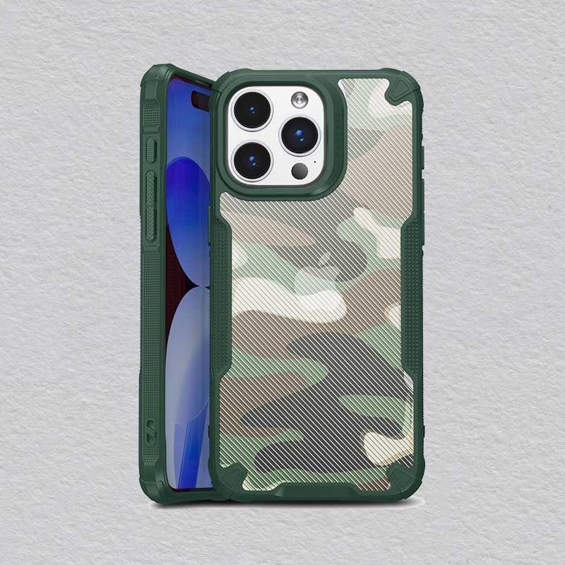 Camouflage Military Drop Protection Super Protective iPhone 16 Case