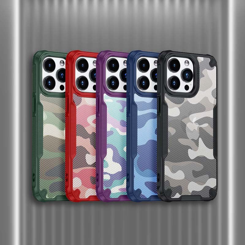 Camouflage Military Drop Protection Super Protective iPhone 16 Case