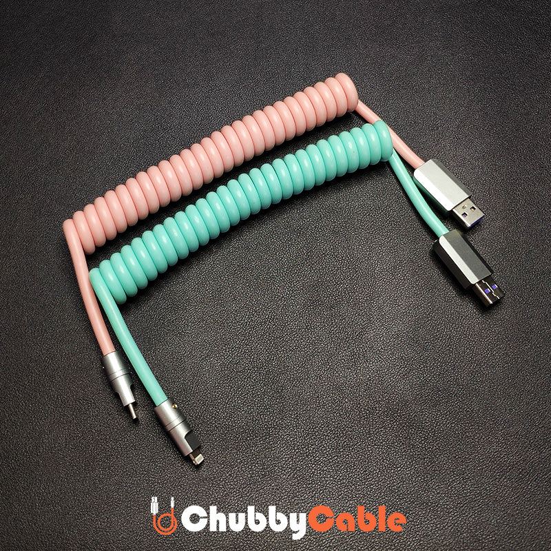 "Candy Chubby" Car Spring Fast Charging Cable