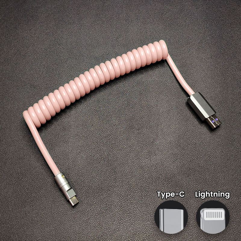 "Candy Chubby" Car Spring Fast Charging Cable