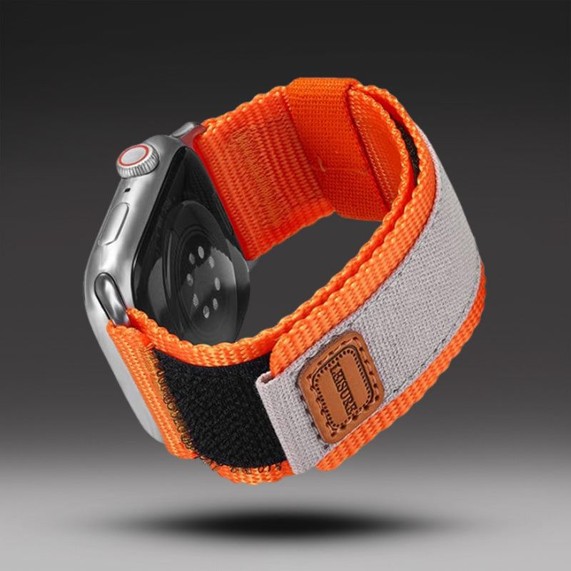 Canvas Nylon Velcro Strap for Apple Watch