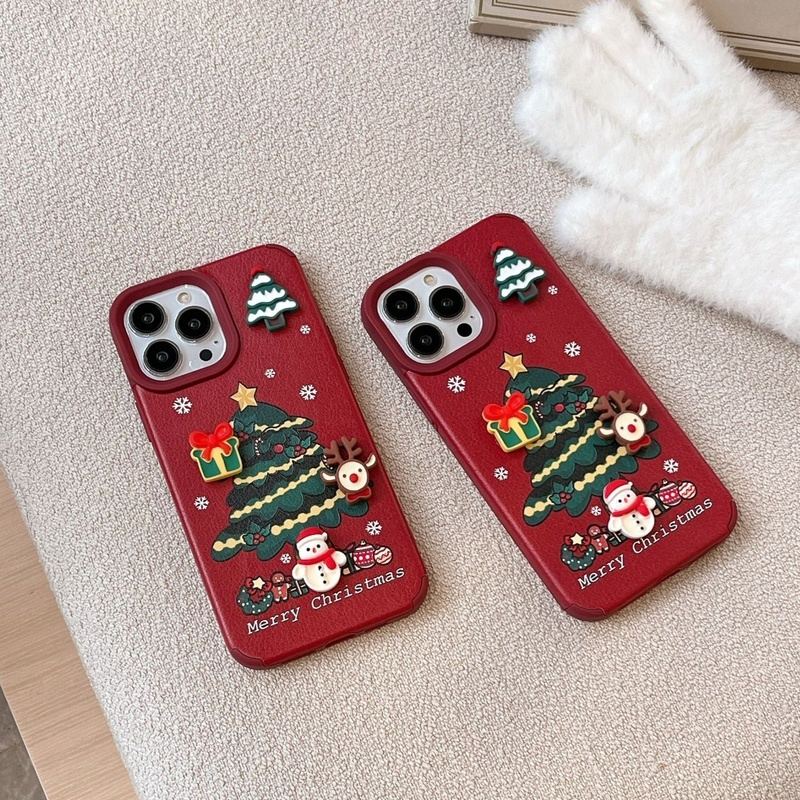 Christmas Special Three-dimensional Doll Cartoon Soft Phone Case