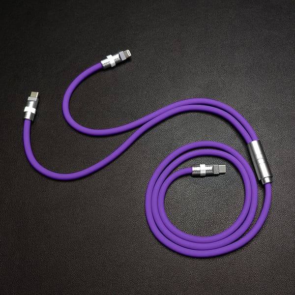 "Chubby" 2 In 1 Fast Charge Cable C+Lightning