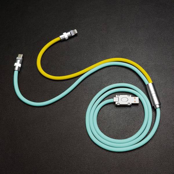 "Chubby" 2 In 1 Fast Charge Cable C+Lightning