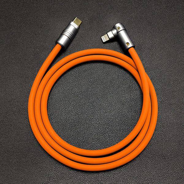 "Chubby" 90° Elbow Design Fast Charge Cable