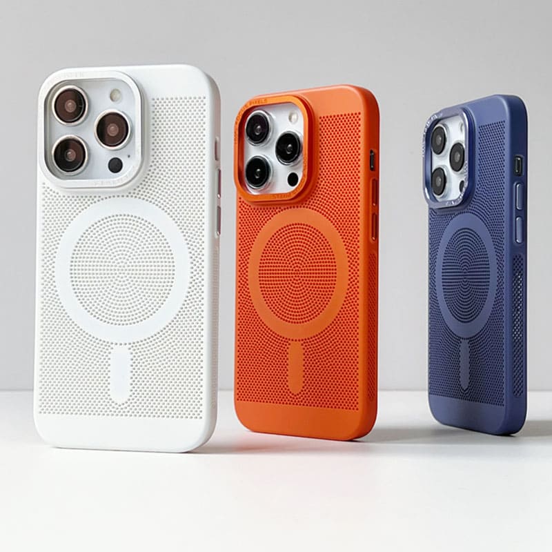 "Chubby" Breathable and Heat Dissipation Magsafe Magnetic iPhone Case