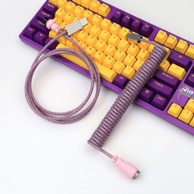 "Chubby" Colorful Aviation Plug Mechanical Keyboard Cable