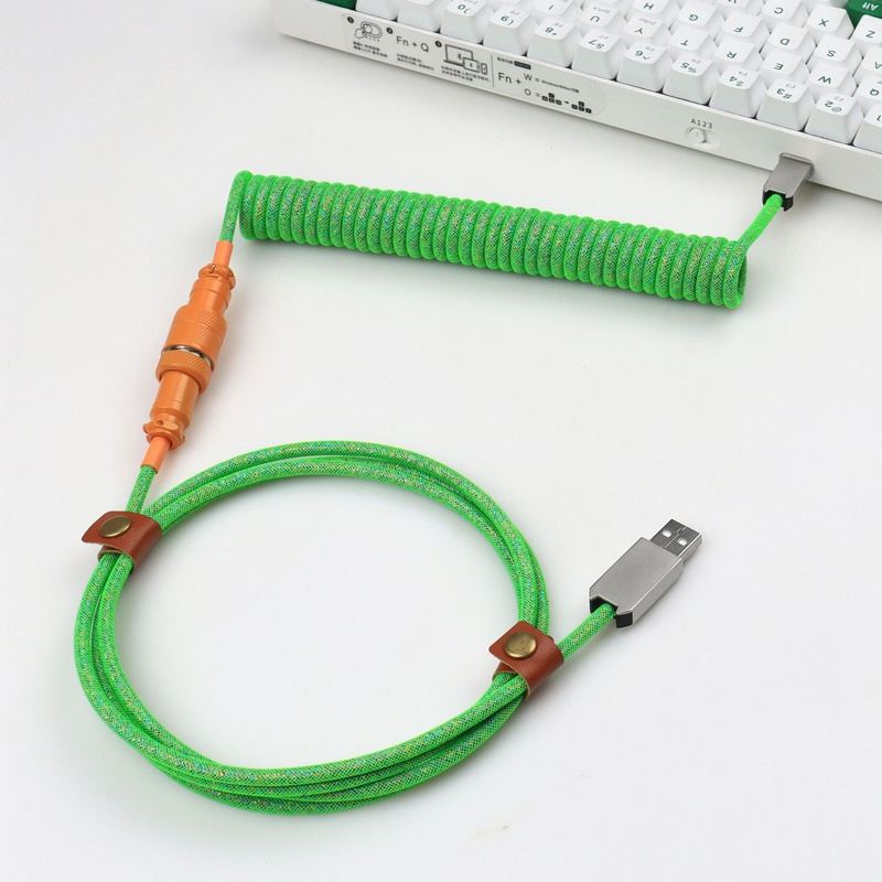 "Chubby" Colorful Aviation Plug Mechanical Keyboard Cable