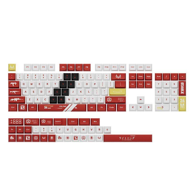 "Chubby Keycap" XDA Mechanical Keyboard Keycap Set - Blood Sport