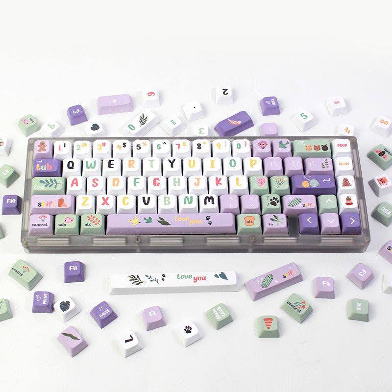 "Chubby Keycap" XDA Mechanical Keyboard Keycap Set - Midsummer Theme