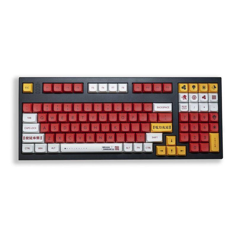 "Chubby Keycap" XDA Mechanical Keyboard Keycap Set - Red & Yellow