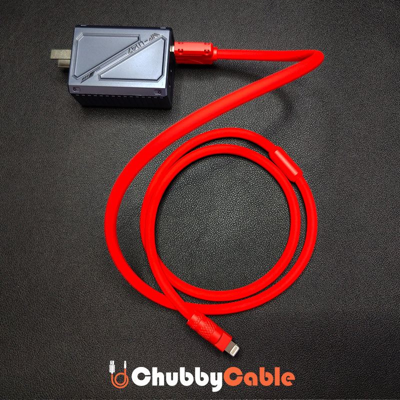 "Chubby" Solid Color Silicone Fast Charge Cable