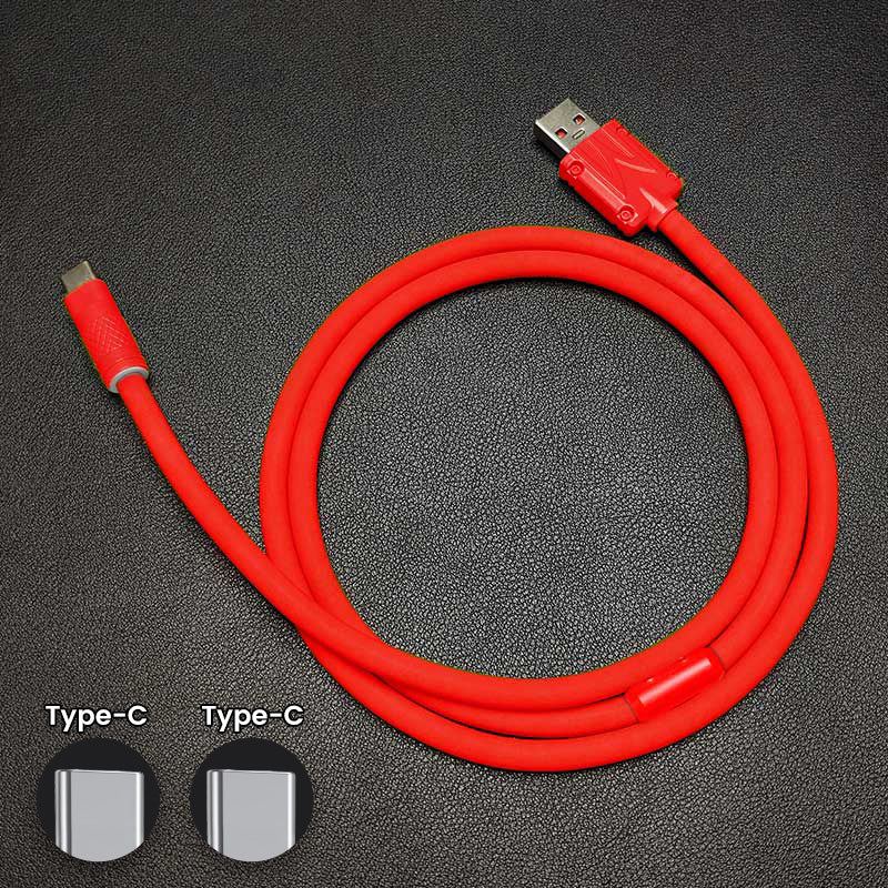 "Chubby" Solid Color Silicone Fast Charge Cable