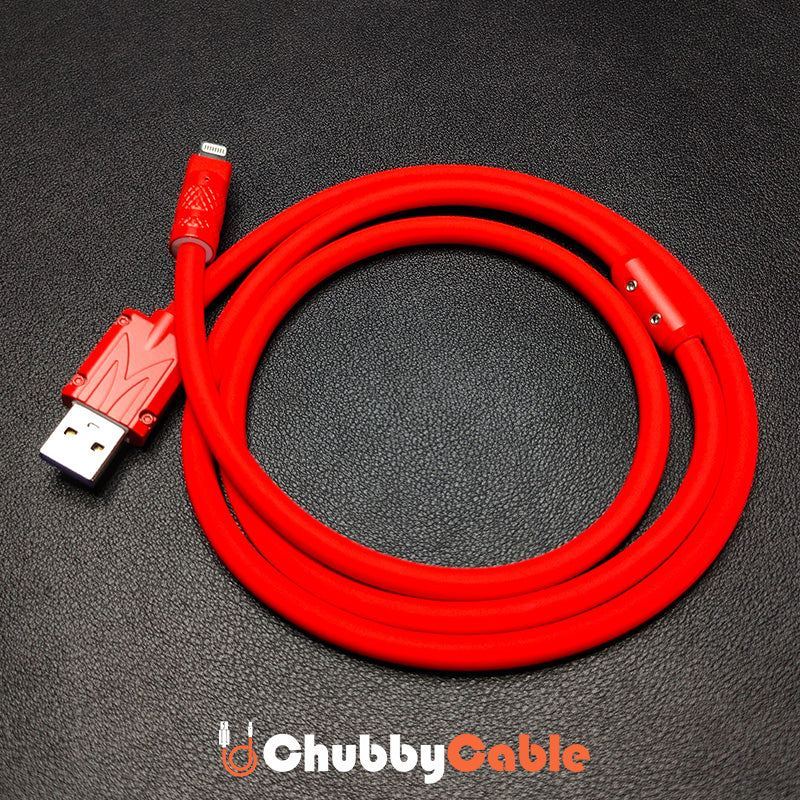 "Chubby" Solid Color Silicone Fast Charge Cable