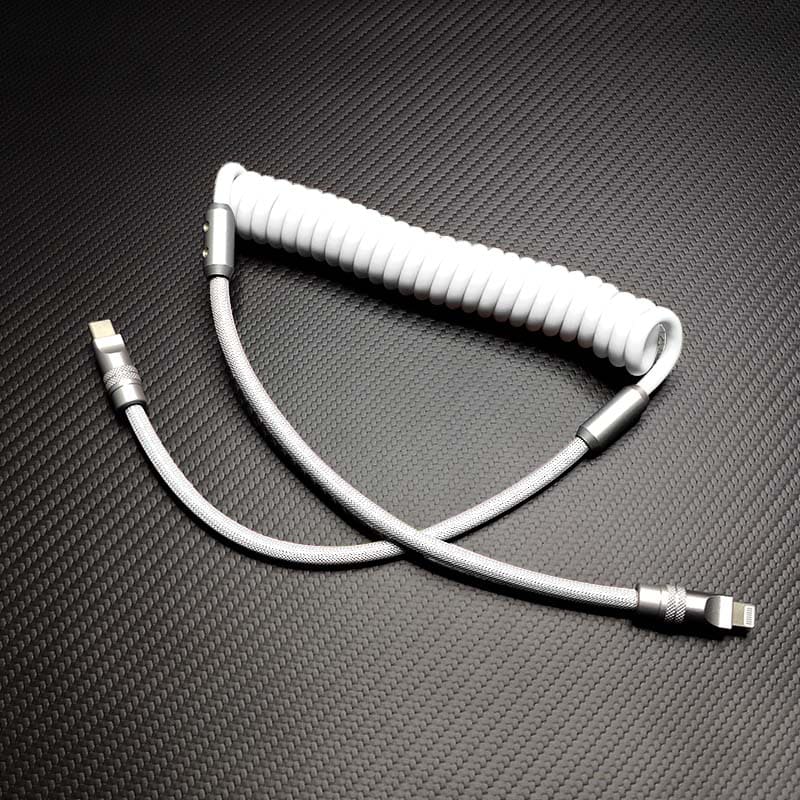 "Chubby" Spring Braided Silicone Fast Charge Cable