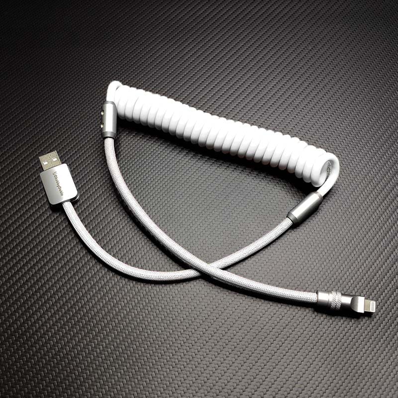 "Chubby" Spring Braided Silicone Fast Charge Cable