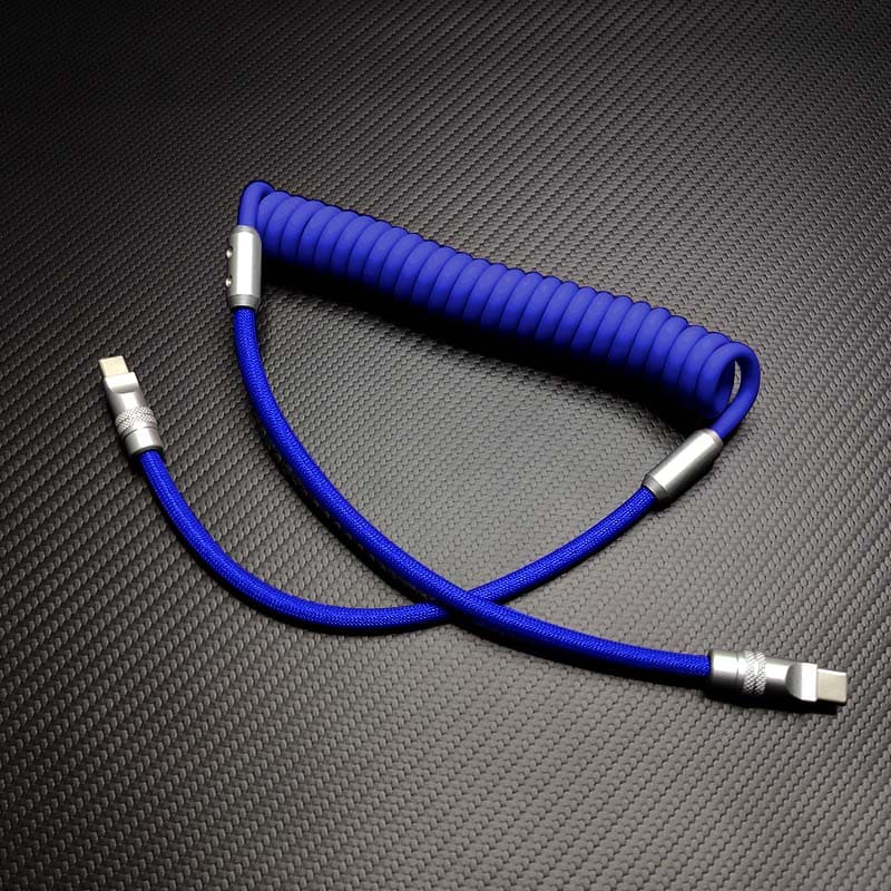 "Chubby" Spring Braided Silicone Fast Charge Cable