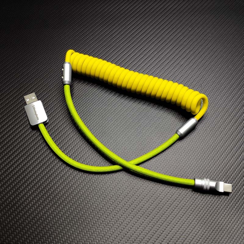 "Chubby" Spring Braided Silicone Fast Charge Cable