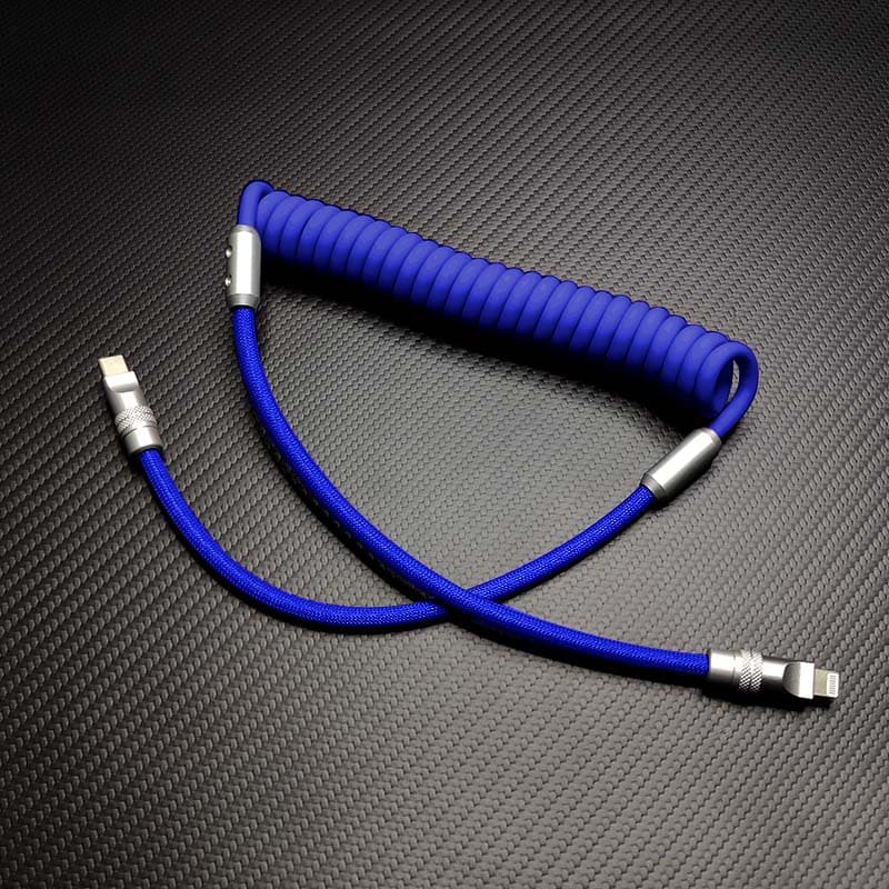 "Chubby" Spring Braided Silicone Fast Charge Cable