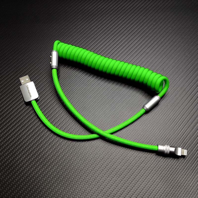 "Chubby" Spring Braided Silicone Fast Charge Cable