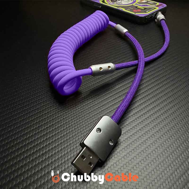 "Chubby" Spring Braided Silicone Fast Charge Cable