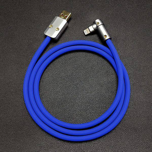 "Chubby" USB 90° Elbow Design Fast Charge Cable