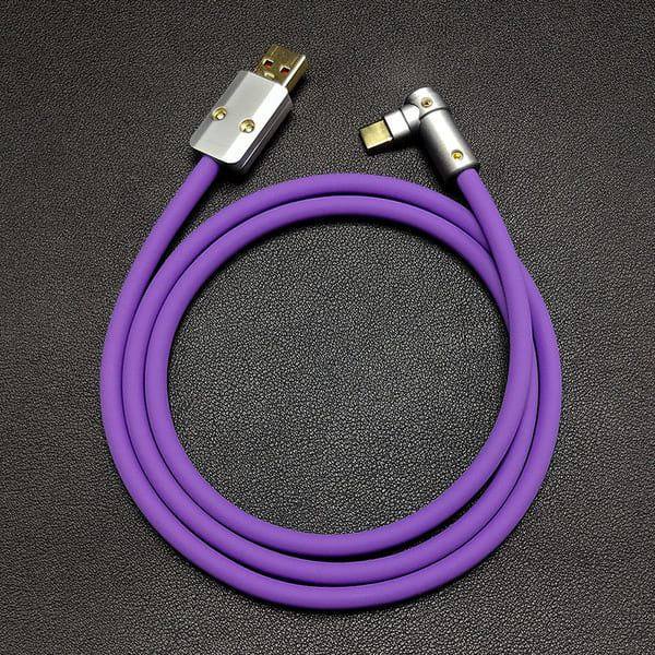 "Chubby" USB 90° Elbow Design Fast Charge Cable