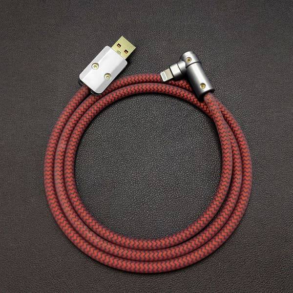 "Chubby" USB 90° Elbow Design Fast Charge Cable