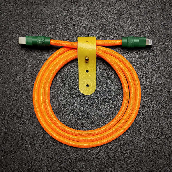 "Chubby" Vibrant Color-block Braided Charge Cable