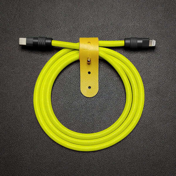 "Chubby" Vibrant Color-block Braided Charge Cable